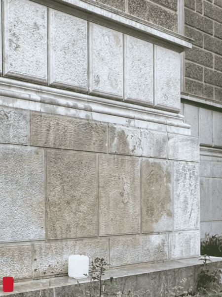 Nachher - Graffiti entfernt