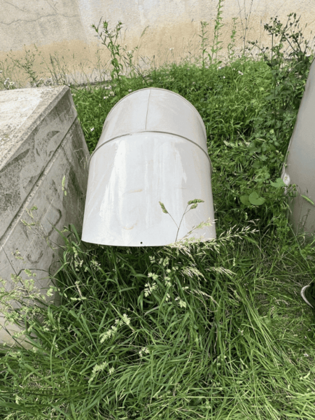 Nachher - Graffiti entfernt